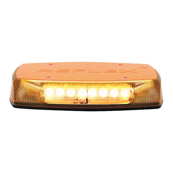Reflex Beacon, Clear Lens/Amb LED, Vac Mnt