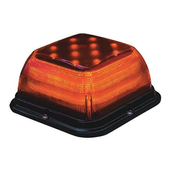 SB48 LED Beacon, Clear Lens, Amber LEDs
