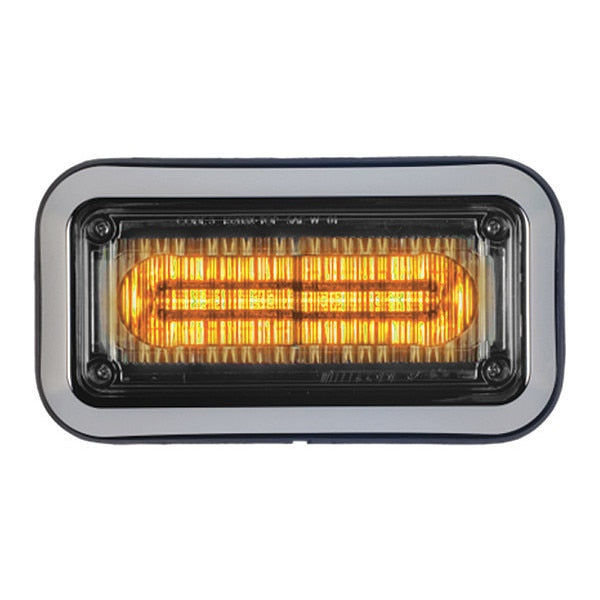 LED PrizmIi, Bezel, Amber, 3