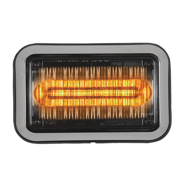 LED PrizmIi, With Bezel, Amber, 4