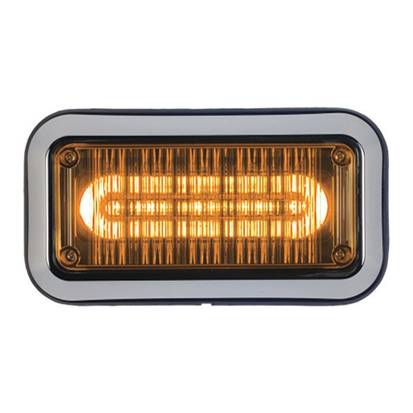LED PrizmIi, Bezel, Amber, 3