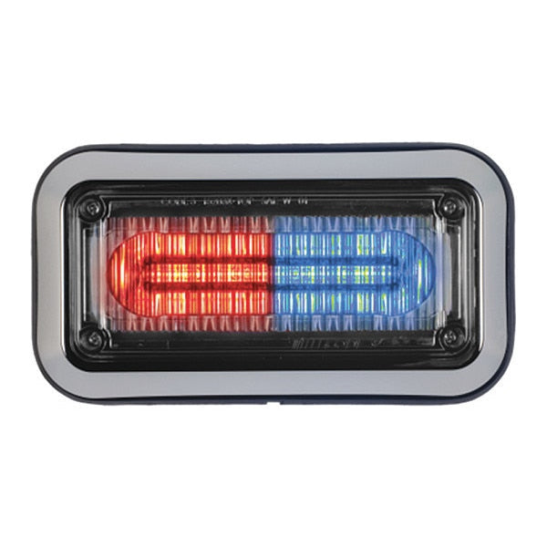 LED PrizmIi With Bezel, Red/Blue, 3