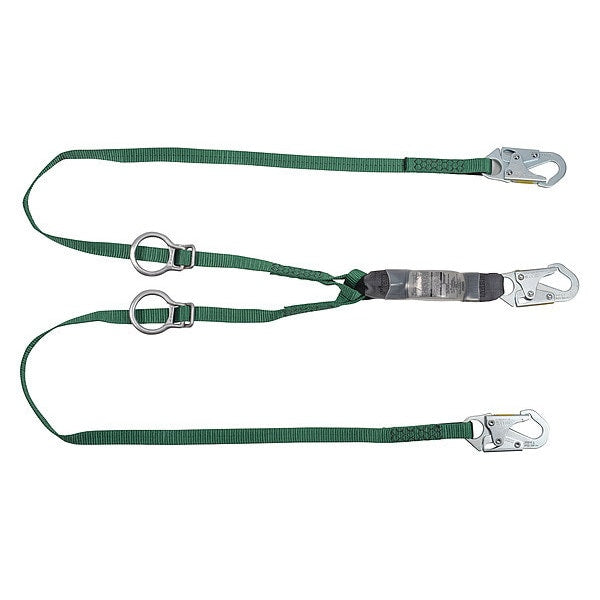 Lanyard, 6 ft., 310 lb. Weight Capacity, Green