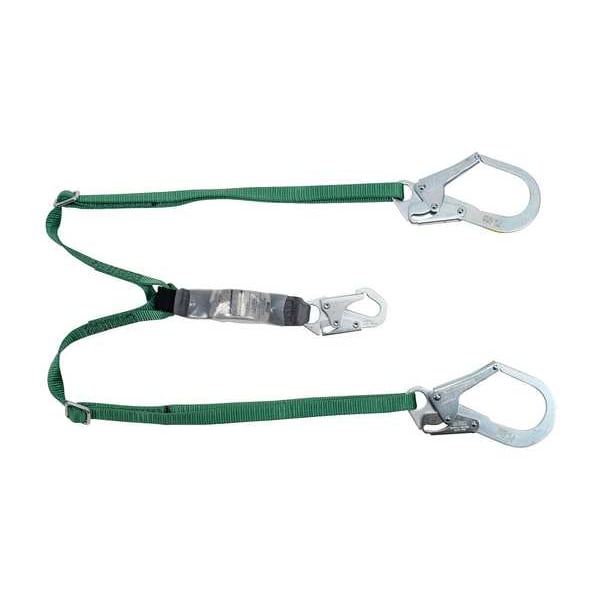 Lanyard, 6 ft., 230 lb Weight Capacity, Green