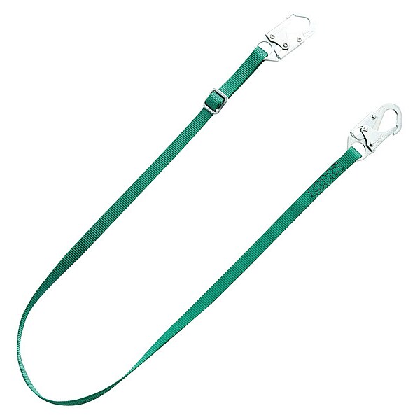 Adjustable Positioning Lanyard, 6 ft., 310 lb. Weight Capacity, Green
