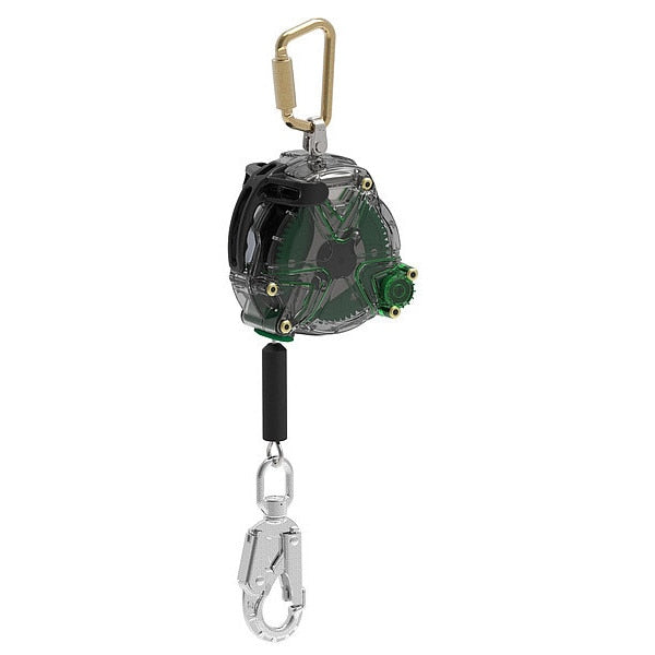 Self Retracting Lanyards, 20 ft., 310 lb. Weight Capacity, Clear