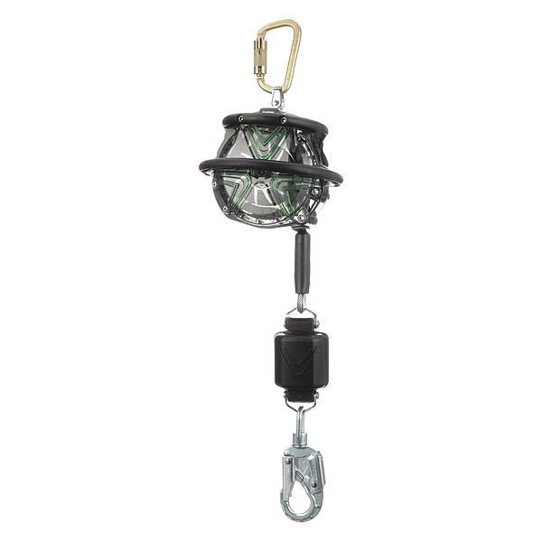 Leading-Edge Self Retracting Lifeline, 20 ft., 310 lb. Weight Capacity, Black