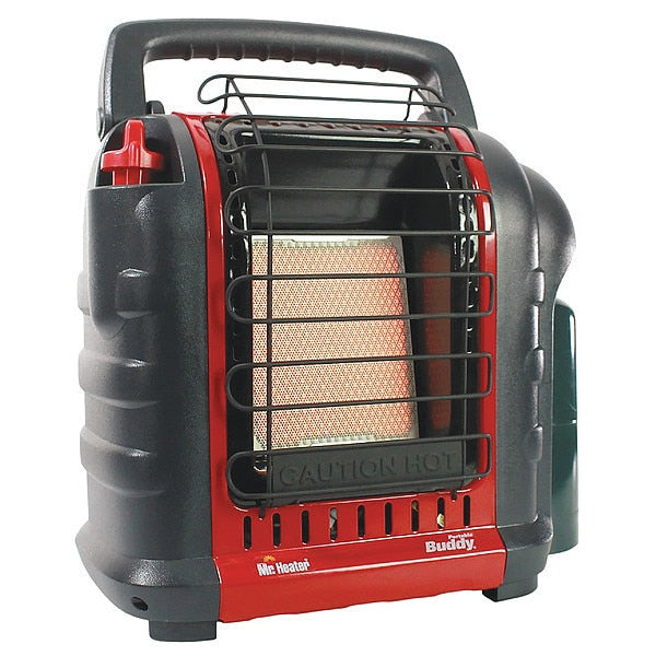 Radiant Portable Gas Heater, LP, 4000 to 9000 BtuH, 9 in Wx