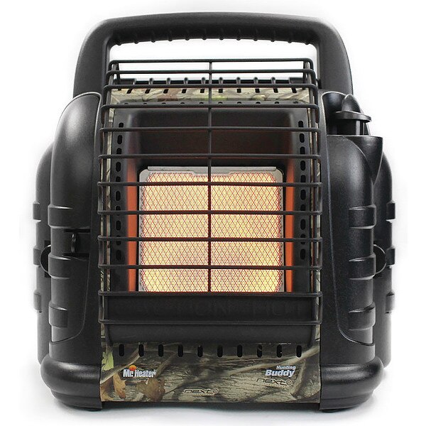 Radiant Portable Gas Heater, LP, 6000 to 12,000 BtuH, 9 in Wx