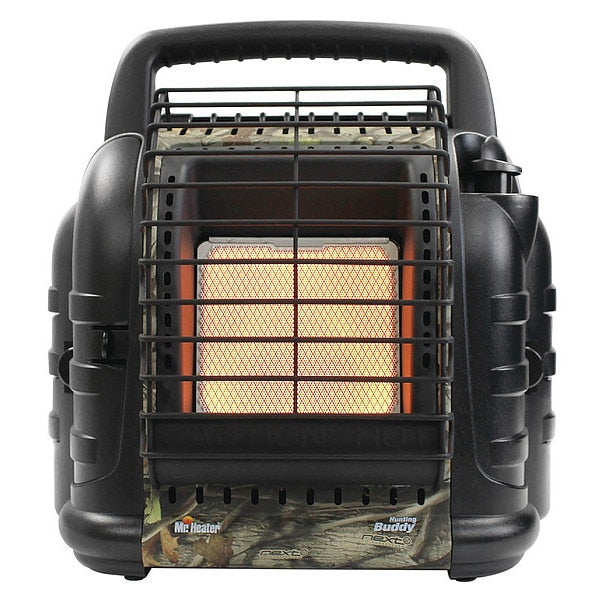 Radiant Portable Gas Heater, LP, 6000 to 12,000 BtuH, 15 1/2 in Wx