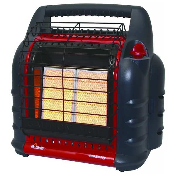 Radiant Portable Gas Heater, LP, 4000 to 18,000 BtuH, 12 in Wx 19 in L