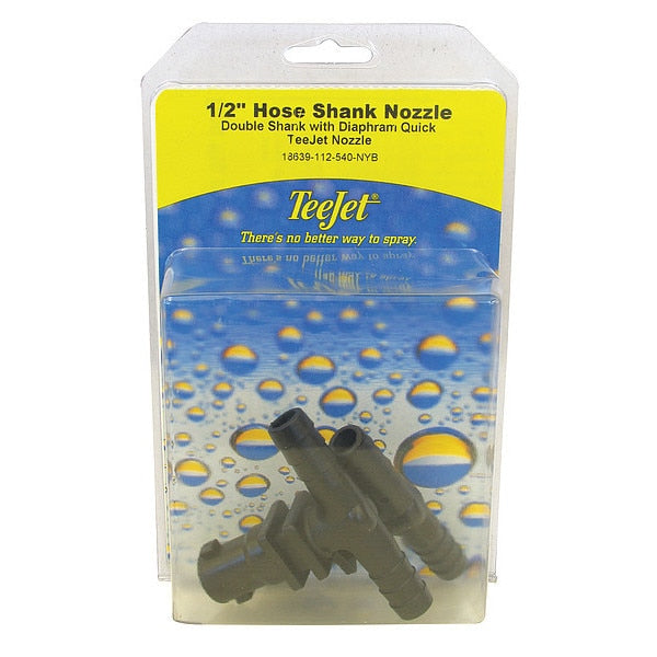 Double Hose Shank Nozzle, 1/2