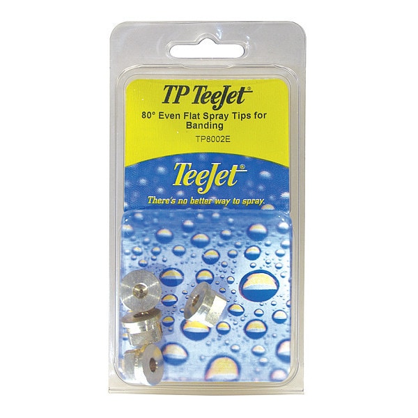 Even Flat Spray Tip, 80 Deg, PK4