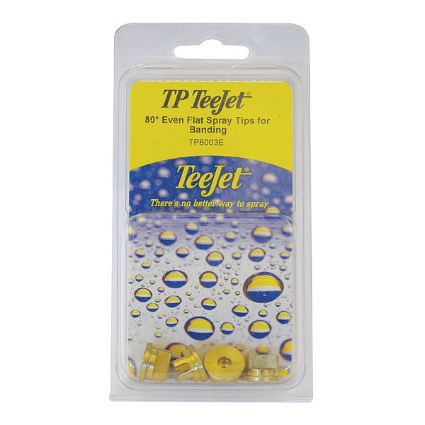 Even Flat Spray Tip, 80 Deg, PK4