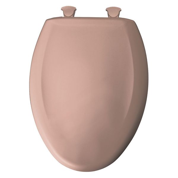 Elg Closed Front Toilet Seat, Wild Rose, With Cover, Plastic