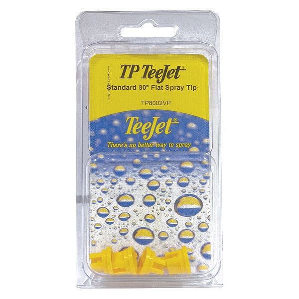 Flat Spray Polymer Tips, 80 Deg, PK4