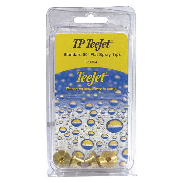 Flat Spray Tip, 80 Deg, PK4