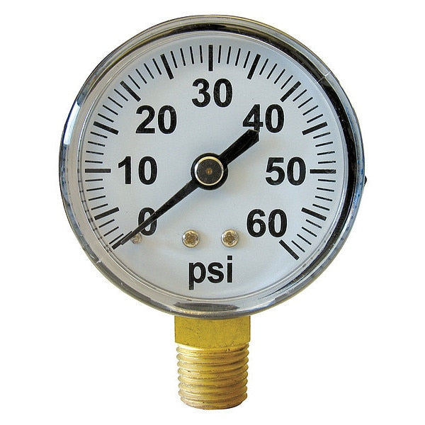 Pressure Gauge, 60PSI