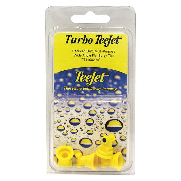 Wide Angle Flat Spray Tips, PK4
