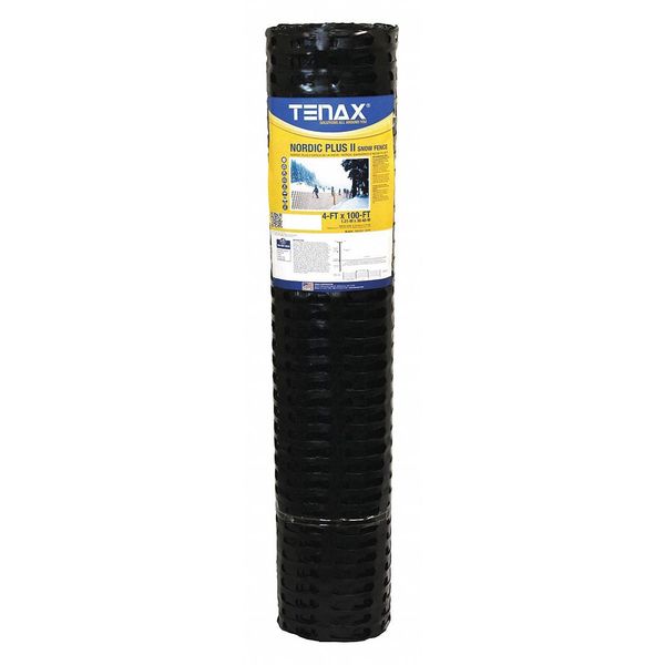 Nordic, Snow Fence, 4ft.x100ft., Black