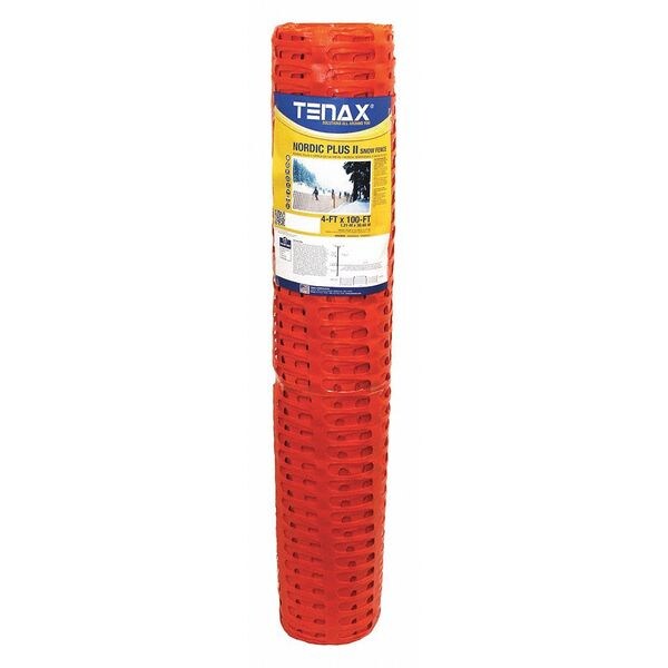 Nordic, Snow Fence, 4ft. x 100 ft. Orange