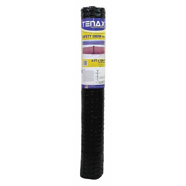 Safety, SnowFence, 4ft. x 100 ft. Black