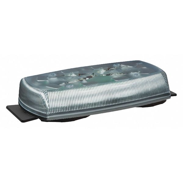 Mini Lightbar, LED, Amber/Clear, 15