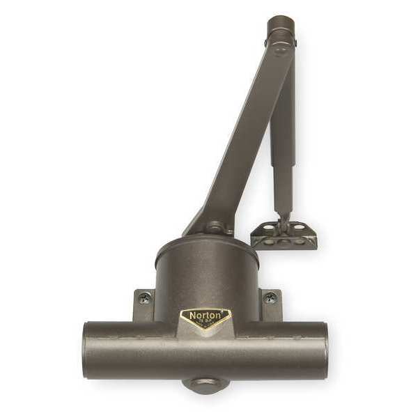 Manual Hydraulic Norton 78-E/F Door Closer Heavy Duty Interior and Exterior, Dark Bronze
