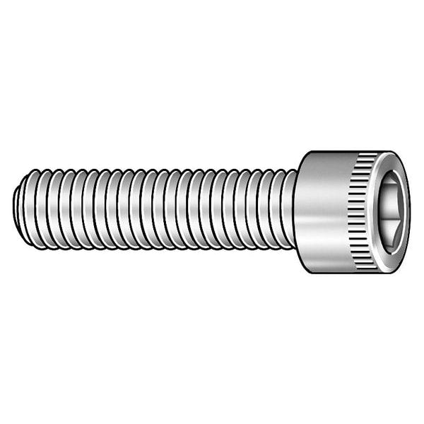 M4-0.70 Socket Head Cap Screw, Zinc Plated Steel, 6 mm Length, 100 PK