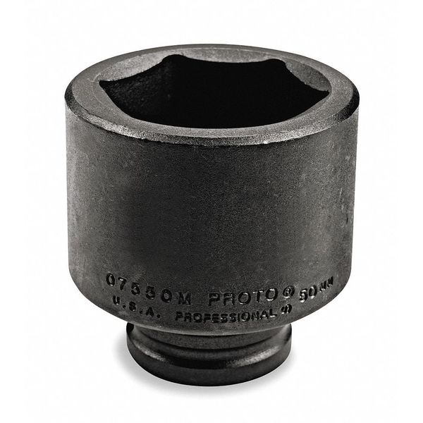 Impact Socket, 3/4 In Dr, 2 In, 6 pt