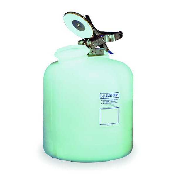 Disposal Can, 5 Gal., White, Polyethylene