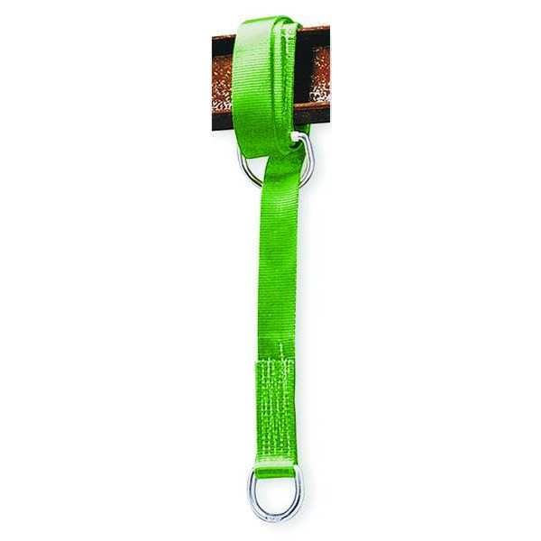 Cross-Arm Anchorage Strap, With 2 D-Rings, Reusable, Polyester, 400 lb Capacity, 6 ft L