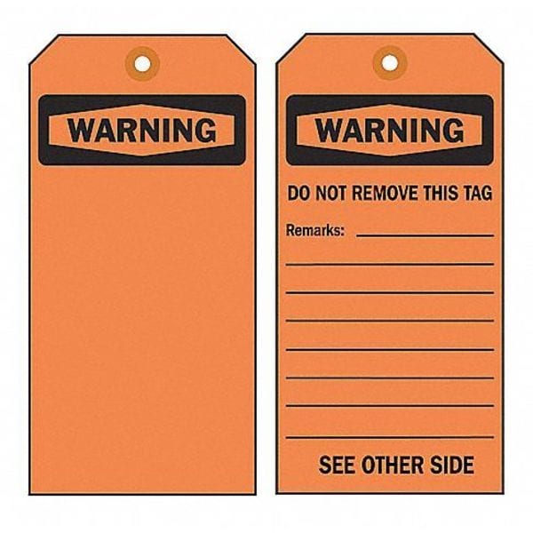 Danger Tag, 5-3/4 x 3 In, 3/8 In, PK10