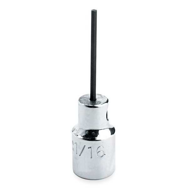 2 mm Tip, Socket Bit, Metric 1/4 in Drive