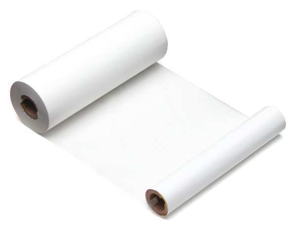 Ribbon Cartridge, 4-2/5 In. W, White, PK2