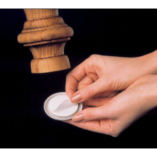 Furniture Glide, Self-Stick, Rd, 2-1/4