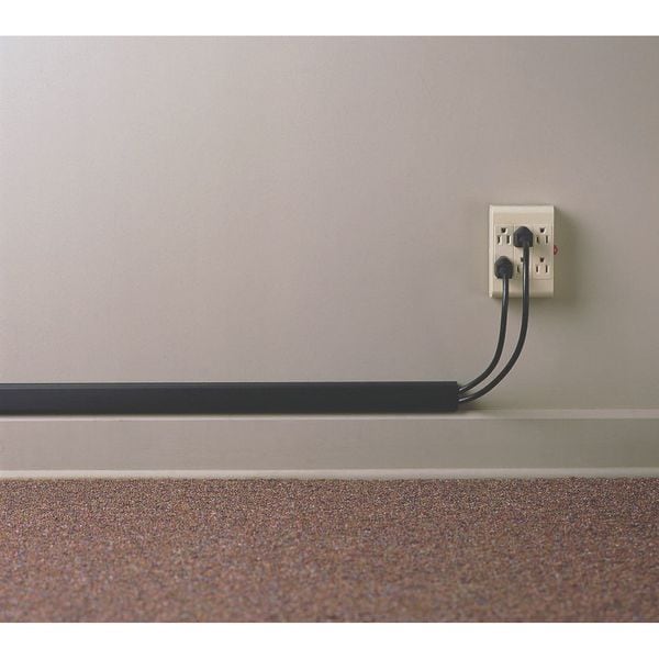 Locking Channel, Wall/Desk, 7/8Hx48L In
