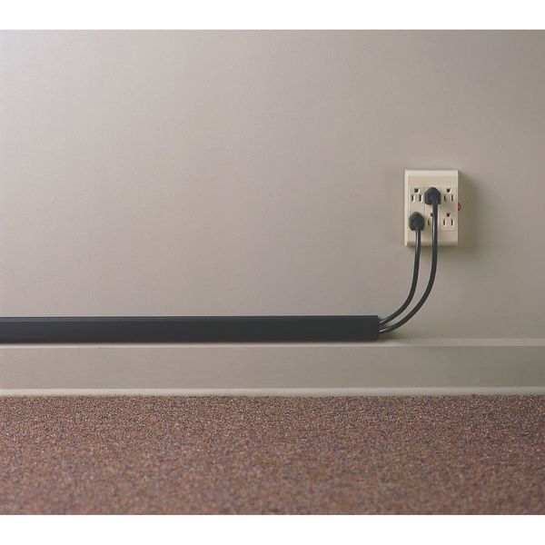 Locking Channel, Wall/Desk, 1/2Hx48L In