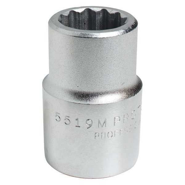 3/4 in Drive, 28mm 12 pt Metric Socket, 12 Points