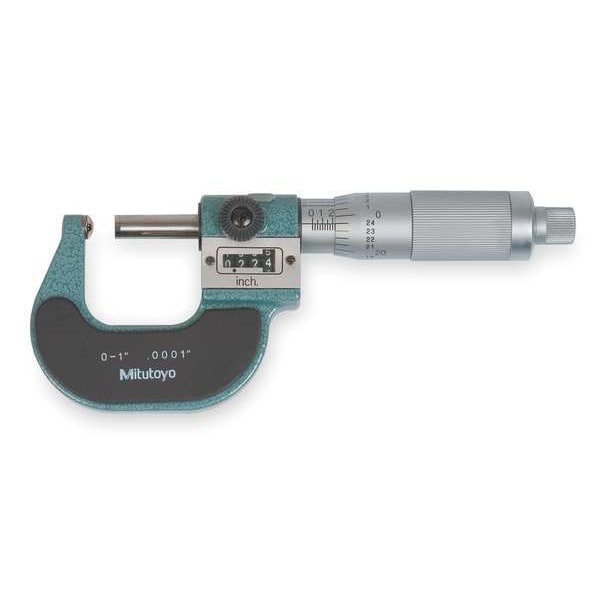 Spherical Micrometer, Flat, 0-1