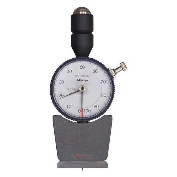 Analog Durometer, Shore D, 1.73 x 0.71 In