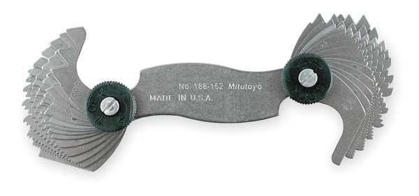 Screw Pitch Gage, 4 to 56/0.5 to 6mm