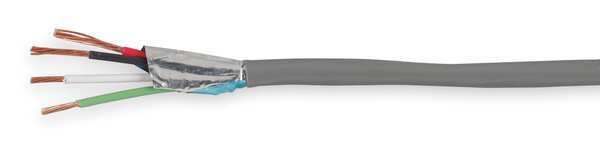 Comm Cable, Shielded, Riser, 22/4, 500 Ft.