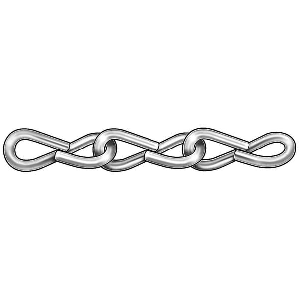 Jack Chain, Single, Brass, Sz 18, 5 Lb, 100Ft