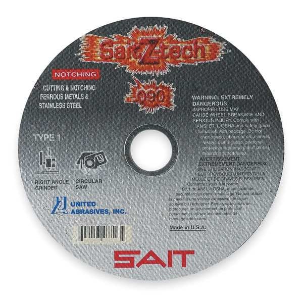 SAIT 23827 Z-Techâ¢ High Performance Cutting & Notching Wheels (Type 1/Type 41) 7