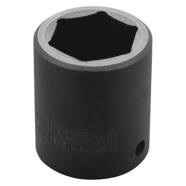 Impact Socket, 1/2 In Dr, 1-1/8 In, 6 pt