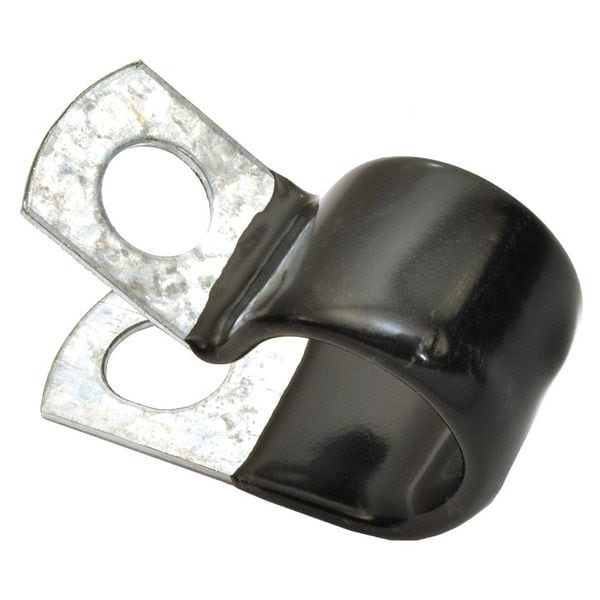 Clamp, OD 5/8 In, 1/2 In W, Vinyl, PK50