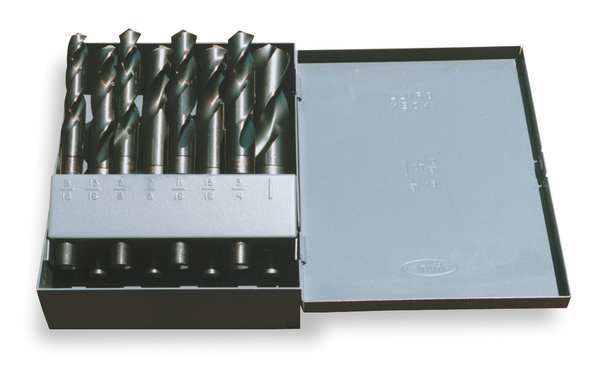 18PC 1/2 Reduced Shank Silver & Deming Drill Set Cle-Line 1813 Steam Oxide HSS RHS/RHC 9/16-1IN