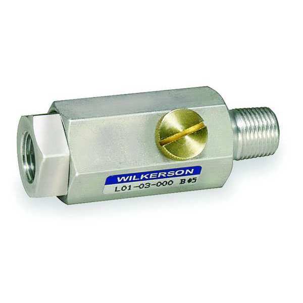 In-Line Air Lubricator, 3/8 In, 38.1 cfm