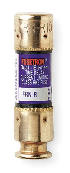 Fuse, Time Delay, 25A, FRN-R Series, 250V AC, 125V DC, 2
